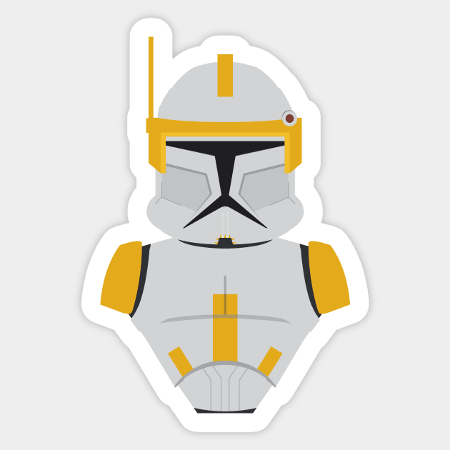 Commander Cody phase 1 sticker Sticker by camerongillum